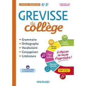 Français 6e-3e Grevisse du collège - Grand Format Edition 2018