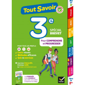 Tout savoir 3e Spécial brevet - Grand Format Edition 2020