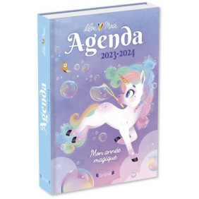Agenda Lilou la licorne - Mon année magique - Poche Edition 2023-2024