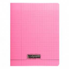 Cahier Pique - 24*32 - Rose - 96P Seyes 8000 - Polypro