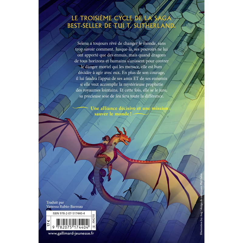 Les royaumes de feu - Les flammes de l'espoir - 9-12 ans - Tome 15 - Grand Format - Librairie de France