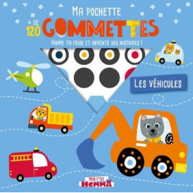 Les véhicules - Ma pochette + 120 gommettes. Anime ta frise et invente des histoires ! -  6-8 ans - Librairie de France