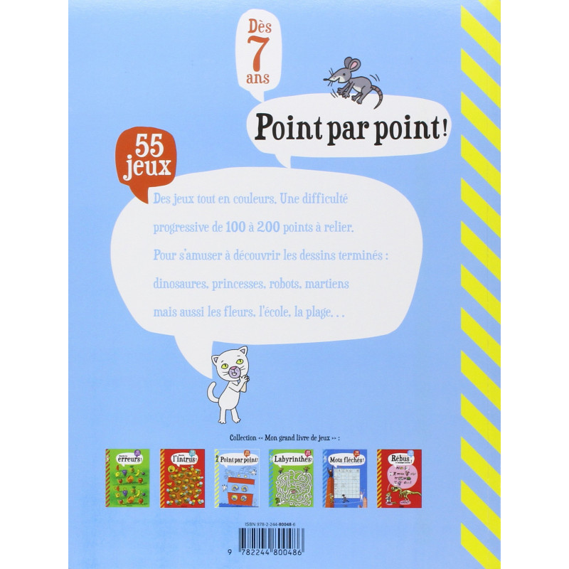 Mon Grand Livre de Jeux : Point par Point ! - Dès 7 ans - Librairie de France