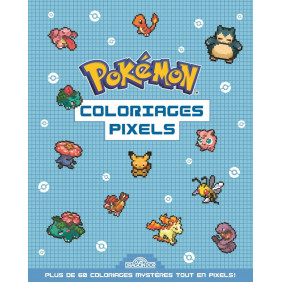 Pokémon - Coloriages pixels - 6-8 ans - Grand Format - Librairie de France