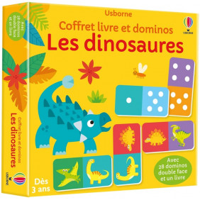 Les dinosaures - Avec 28 dominos double face et un livre - 3-5 ans - Librairie de France
