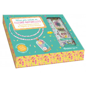 Mon superbe bijou - Mon collier en fleurs naturelles - Dès 7 ans - Coffret produits - Librairie de France