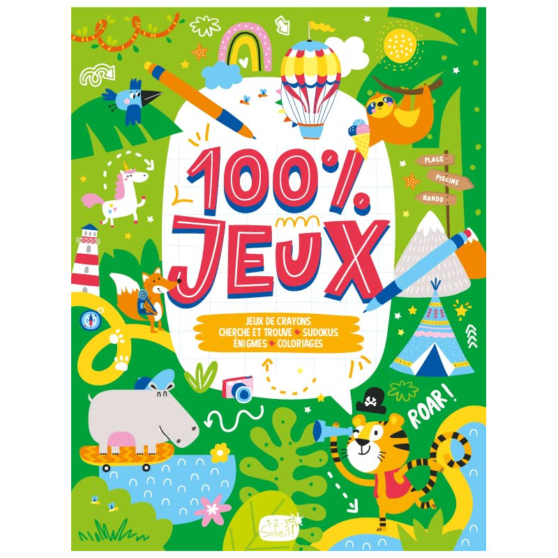 100% jeux - Dès 3 ans - Grand Format - Librairie de France
