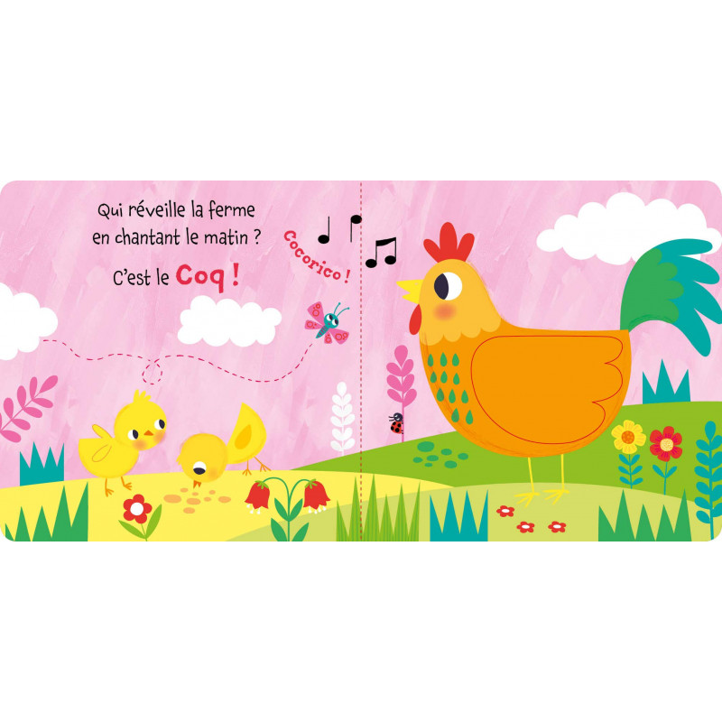 La ferme - Livre à toucher silicone - Dès 3 ans - Album - Librairie de France