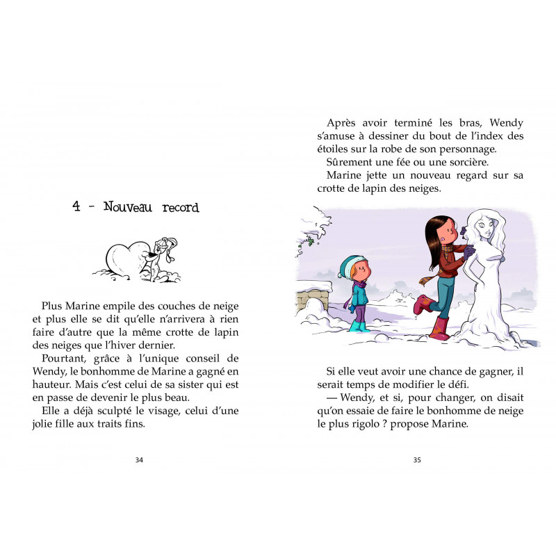Les Sisters - Le lapin des neiges - 7-9 ans - Tome 3 - Poche - Librairie de France