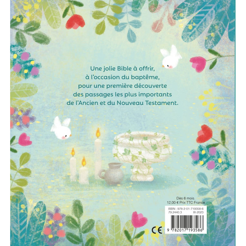 La Bible de mon baptême - 0-3 ans - Album - Librairie de France