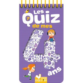 Les quiz de mes 4 ans - Dès 3 ans  - Grand Format - Librairie de France