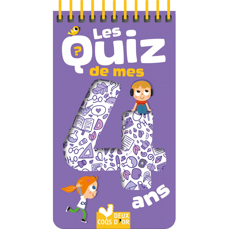 Les quiz de mes 4 ans - Dès 3 ans  - Grand Format - Librairie de France