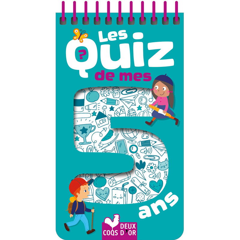 Les quiz de mes 5 ans - Dès 3 ans  - Grand Format - Librairie de France