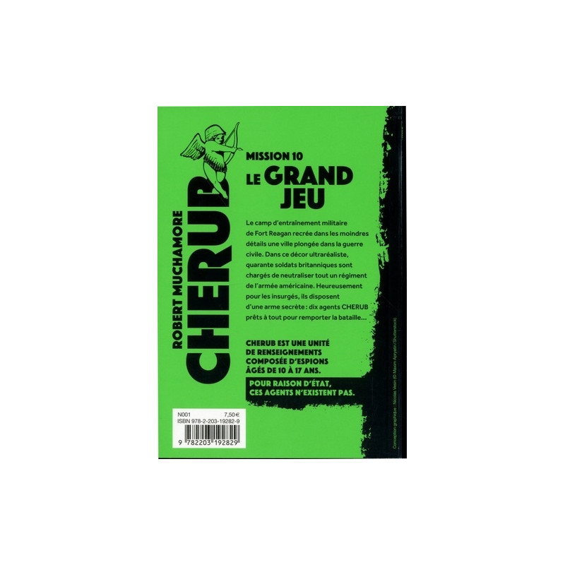 Cherub - Le grand jeu -Tome 10 - Poche - Librairie de France