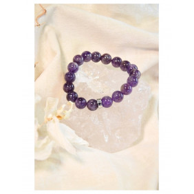 Bracelet perles Amethyste