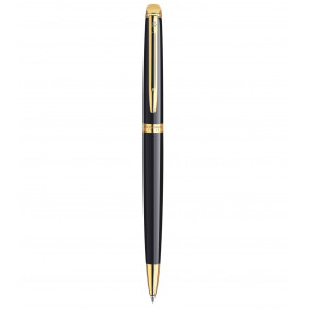 Waterman - Stylo bille Hémisphère - Noir Laque GT