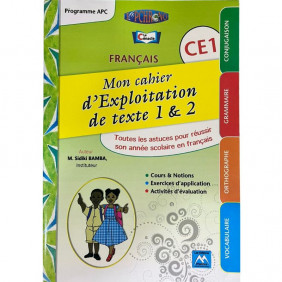 Mon cahier d'exploitation de texte 1 & 2 - Français - CE1 - TopChrono