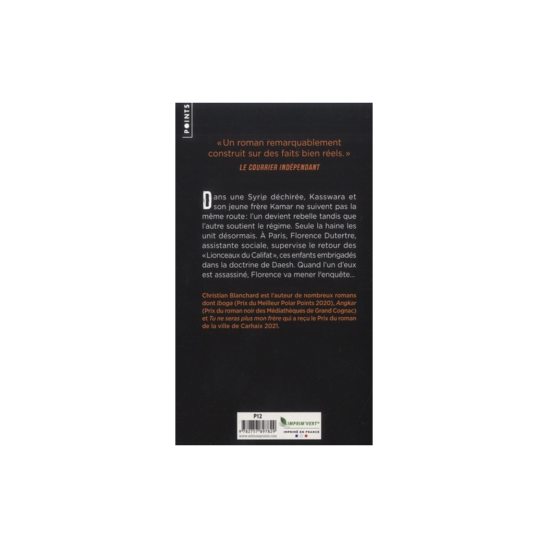 Tu ne seras plus mon frère - Poche - Librairie de France