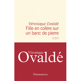 Fille en colère sur un banc de pierre - Grand Format - Librairie de France