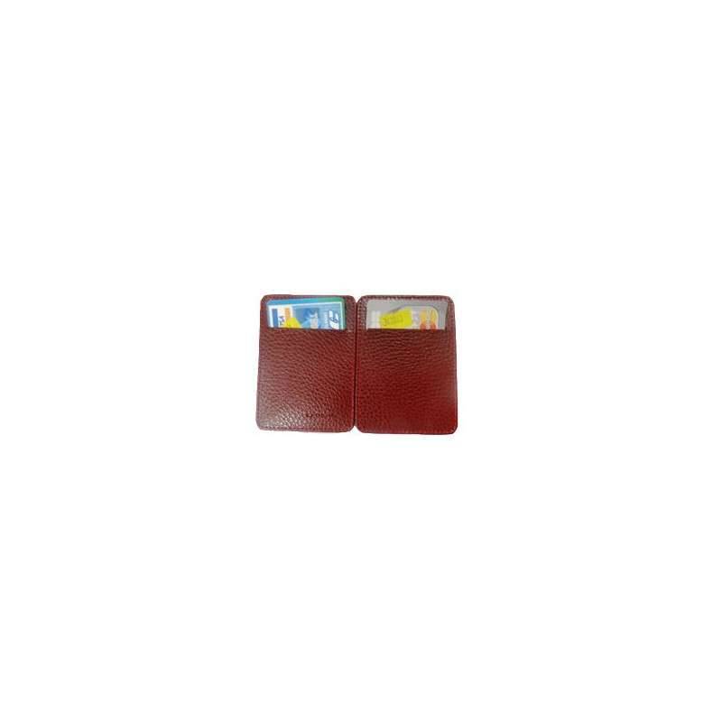 PORTE TICKET MARRON CUIR LAURIGE PORTE TICKET MARRON CUIR LAURIGE