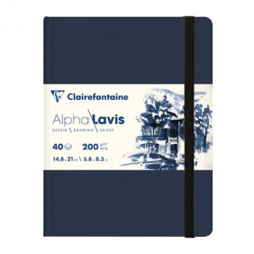 Clairefontaine 975962C - Carnet Cousu Alpha Lavis