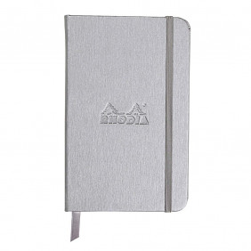 Bloc rhodia argent A6 192p