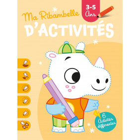 Ma ribambelle d'activités (hippopotame) - Album - De 3 - 5 ans