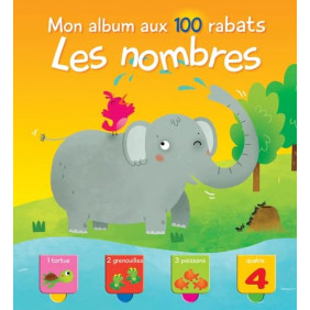 Les nombres - Albums à rabats - Dès 2 ans