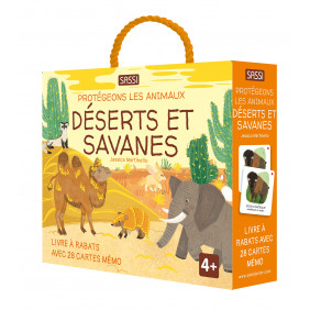 Déserts et savanes - Protégeons les animaux - Dès 4 ans