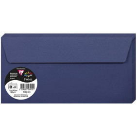 Enveloppe Adhésive - Paquet de 20 - Bleu nuit - 11 x 22 - 120G