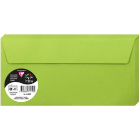 Enveloppe Adhésive - Paquet de 20 - Vert menthe - 11 x 22 - 120G