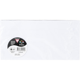 Enveloppe Adhésive - Paquet de 20 - Blanc - 11 x 22 - 120G