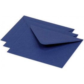Enveloppe Gommée - Paquet de 20 - Bleu nuit - 12.5 x 13.8 - 120G