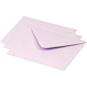 Enveloppe Gommée - Paquet de 20 - Lilas - 12.5 x 13.8 - 120G