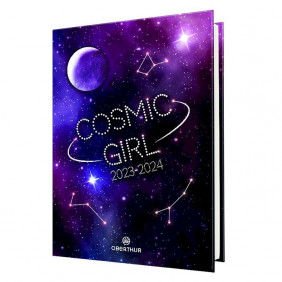Agenda Cosmic - 1 jour par page - 12.5 x 17.5 cm - girl - Oberthur