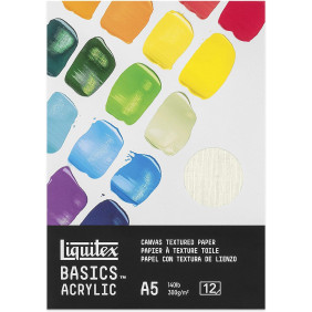 Liquitex - Bloc Papier Acrylique - 300gr - 12 Feuilles - A5