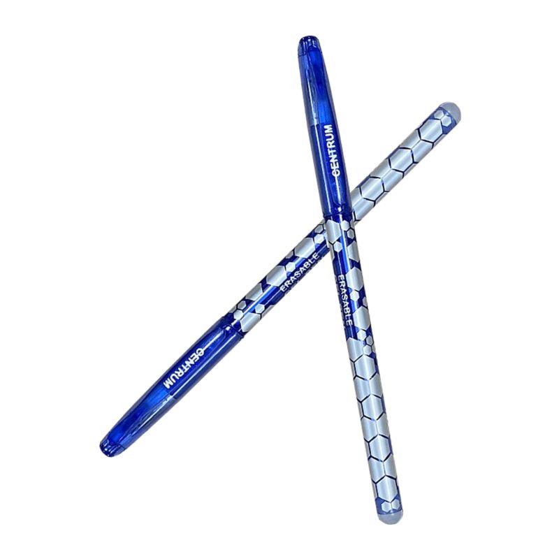 Centrix - Stylo roller - encre gel effaçable - 0.5mm - Bleu
