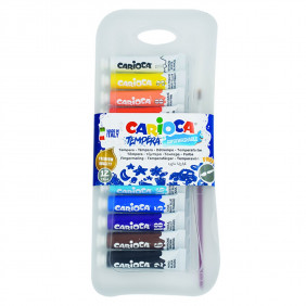 CARIOCA - Temper Set - 12 Couleurs - 12 x 7,5ml