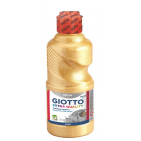 Giotto - Gouache - Bouteille Peinture Métallique - 250 Ml - Gold