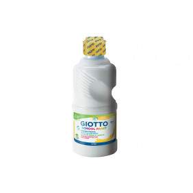 Giotto - Gouache - Bouteille Peinture Métallique - 250 Ml - Blanc