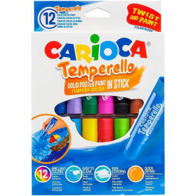 Carioca - Gouache Peinture Temperello - 12 pcs - Multicolore