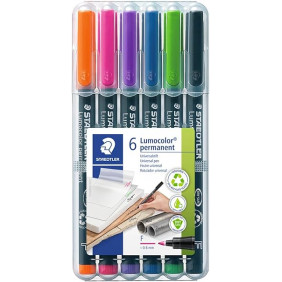 OHP Pen Staedtler 318WP6 Portefeuille permanent fin 6