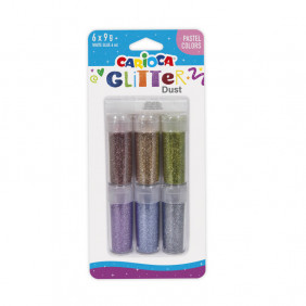 Poudre glitter 9 gr spark - 6 couleurs