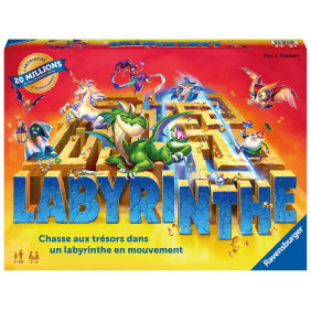 Ravensburger - Labyrinthe Le Grand Classique des Jeux de société Jeu de réflexion famille 2 à 4 joueurs dès 7 ans