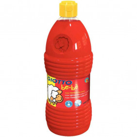 Giotto Be-bè - Gouache - Rouge - 1litre - Dès 3 ans