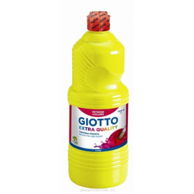 Giotto - Gouache - Jaune foncé - 1litre - Dès 3 ans