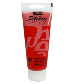 Peinture acrylique étude Studio 250ml - 19 - Vermillon transparent