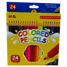Paquet de 24 crayons de couleur - No:34367 Multicolore