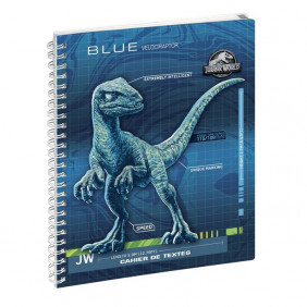 Cahier de textes Jurassic World - 17 x 22 cm - blue - Exacompta