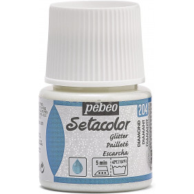 Pébéo Setacolor Buttercup - Peinture Tissus Clairs - Pailletés Diamant - 45 ml